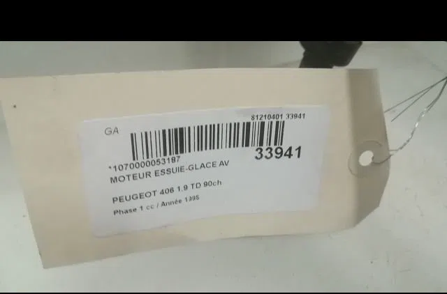 Moteur essuie-glace avant PEUGEOT 406 1998 occasion