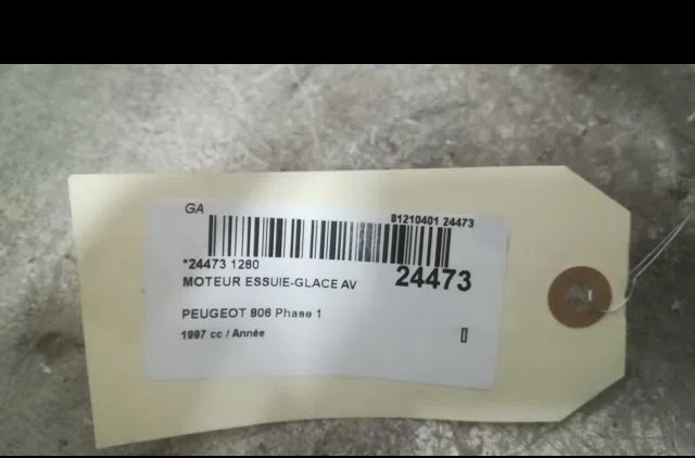 Moteur essuie-glace avant PEUGEOT 806 1997 occasion