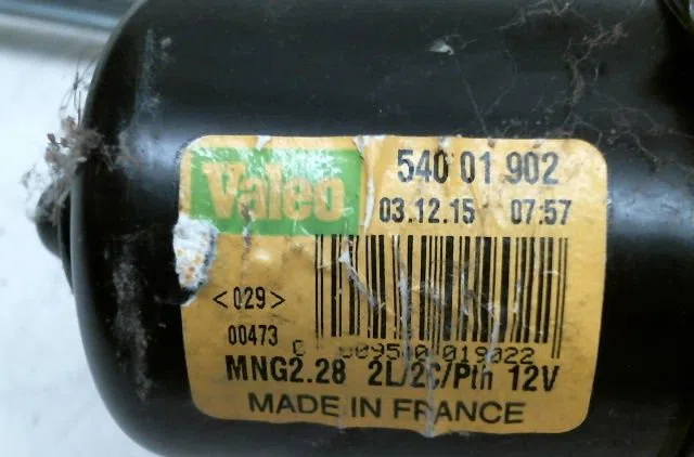 Moteur essuie-glace avant Renault KANGOO Express (FW0-1_) 1.5 dci 75 (fw07, fw10, fw04) (2010) 4 portes occasion