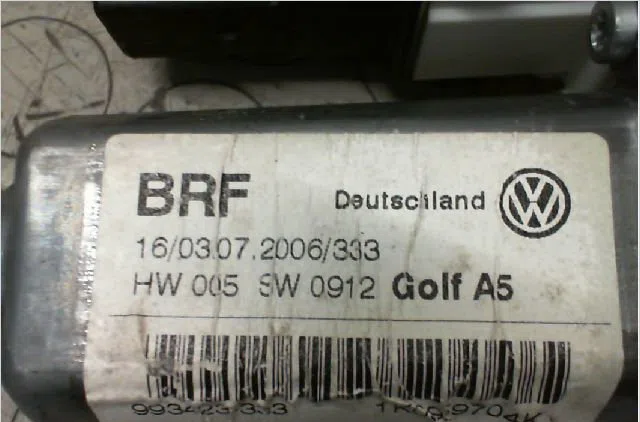 Moteur leve-vitre ard Volkswagen GOLF V (1K1) 1.9 tdi (2003-2008) 5 portes occasion