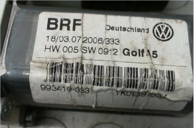 Moteur leve-vitre arg Volkswagen GOLF V (1K1) 1.9 tdi (2003-2008) 5 portes occasion