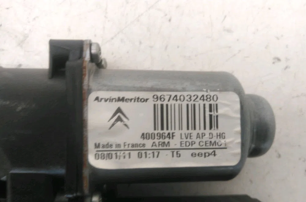 Moteur leve-vitre avg Citroen C4 PICASSO I Monospace (UD_) 1.6 hdi 110 (2010-2013) 5 portes occasion