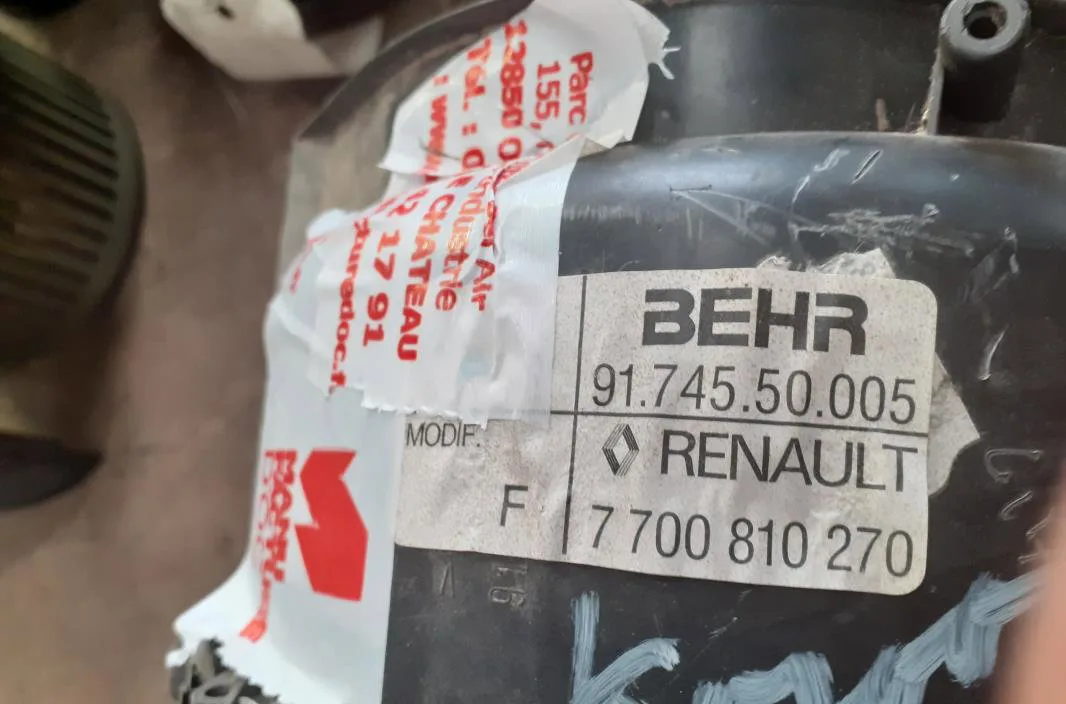 Moteur ventilateur chauffage Renault KANGOO Express (FC0-1_) D 65 1.9 (fc0e, fc02, fc0j, fc0n) (1997) 4 portes occasion