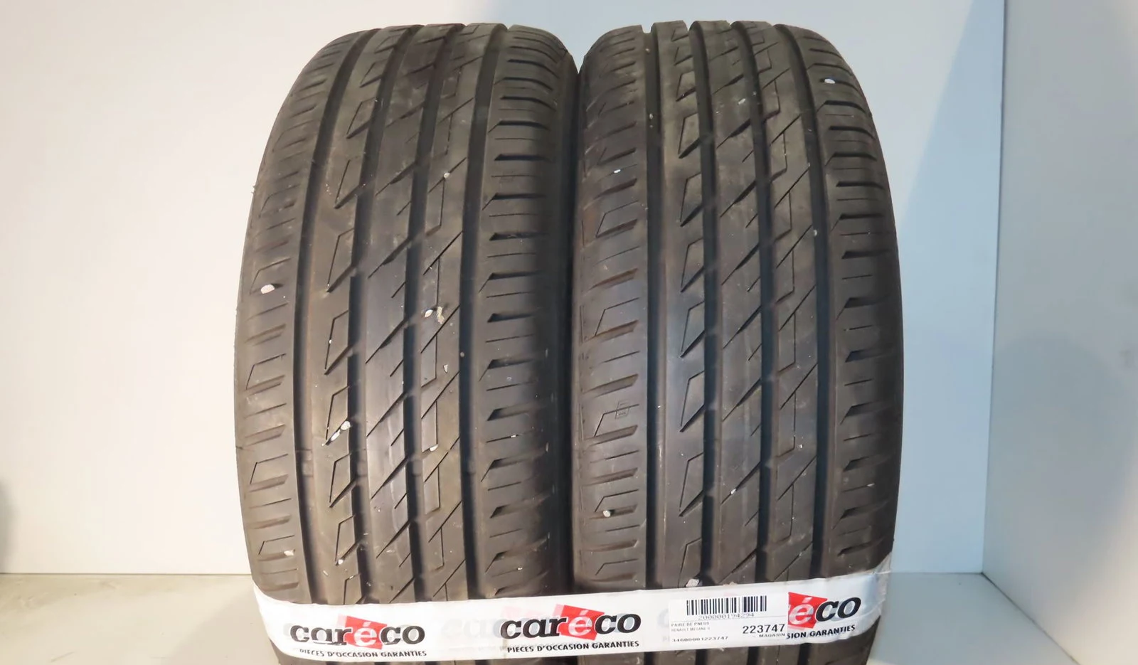 Paire de pneus Renault MEGANE II Break (KM0-1_) 1.5 dci (km16, km1e) (2005-2008) occasion
