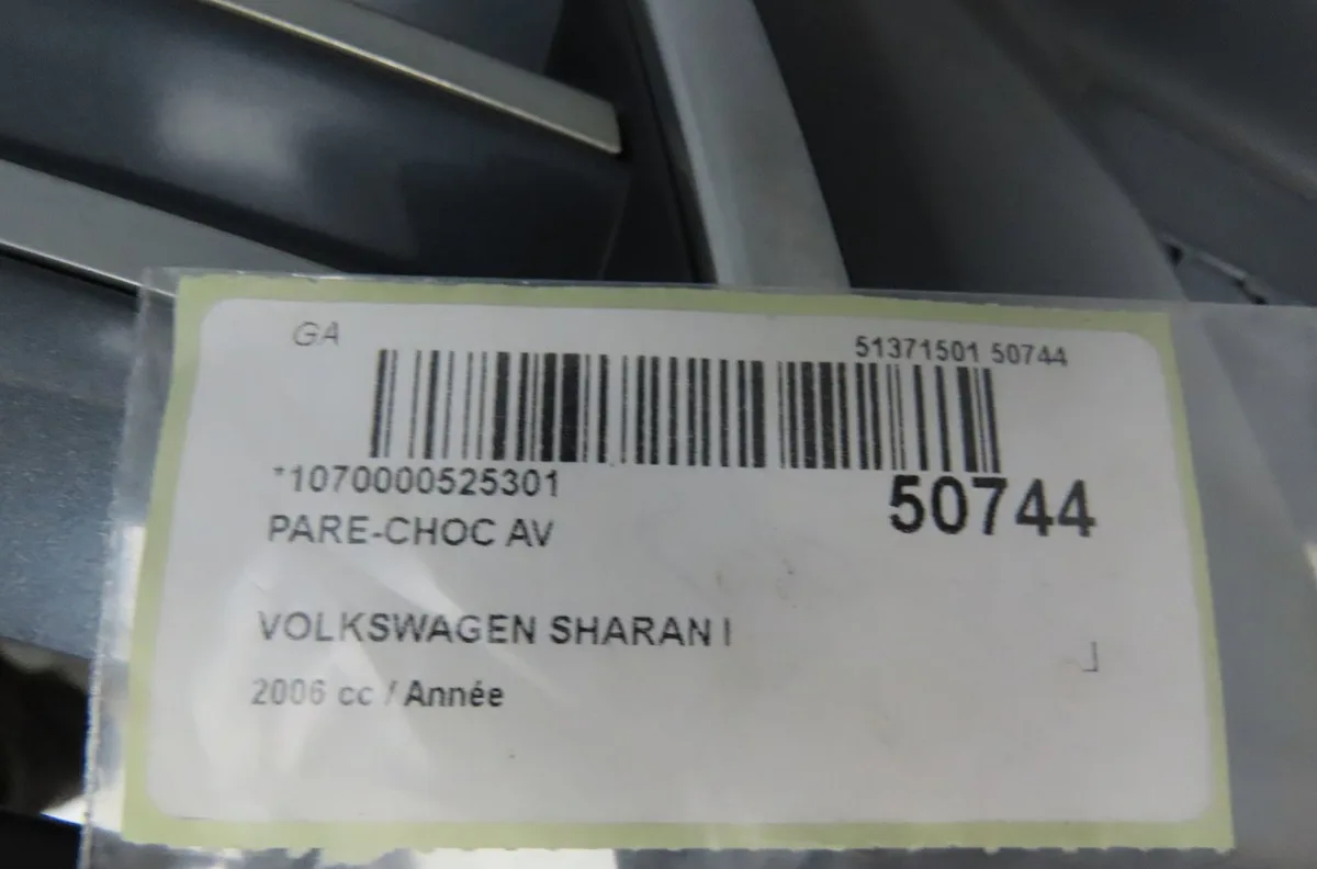 Pare-choc avant Volkswagen SHARAN (7M8, 7M9, 7M6) 2.0 tdi (2005-2010) occasion