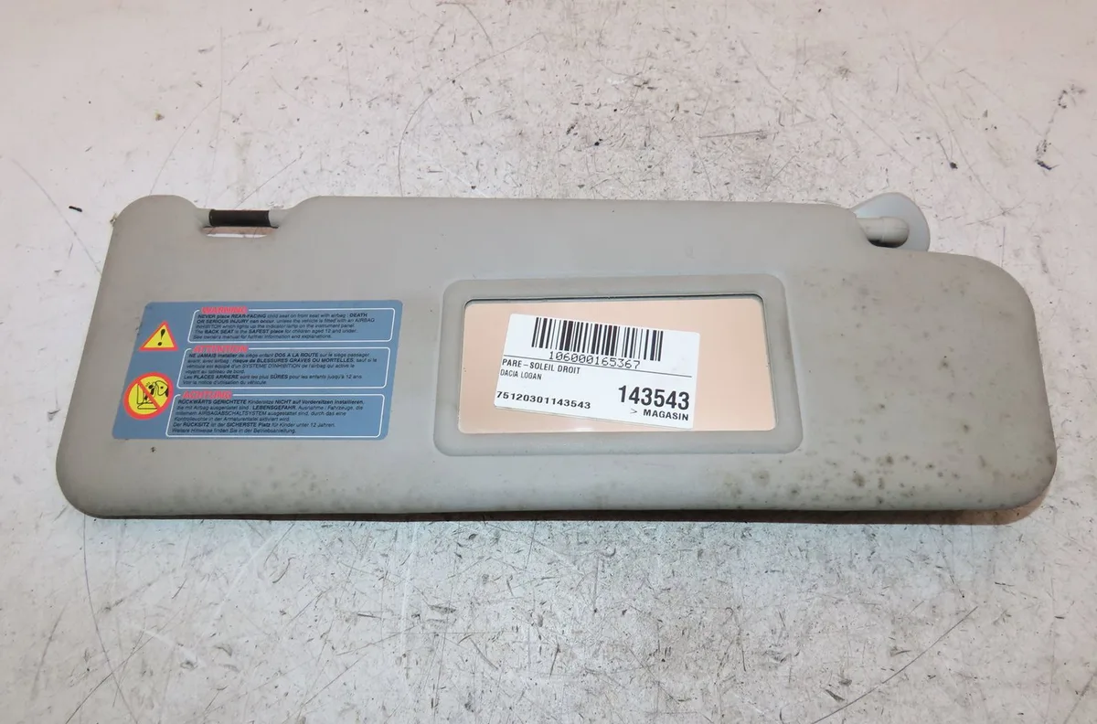 Pare-soleil droit Dacia LOGAN MCV (KS_) 1.5 dci (ks0w) (2007-2012) 5 portes occasion