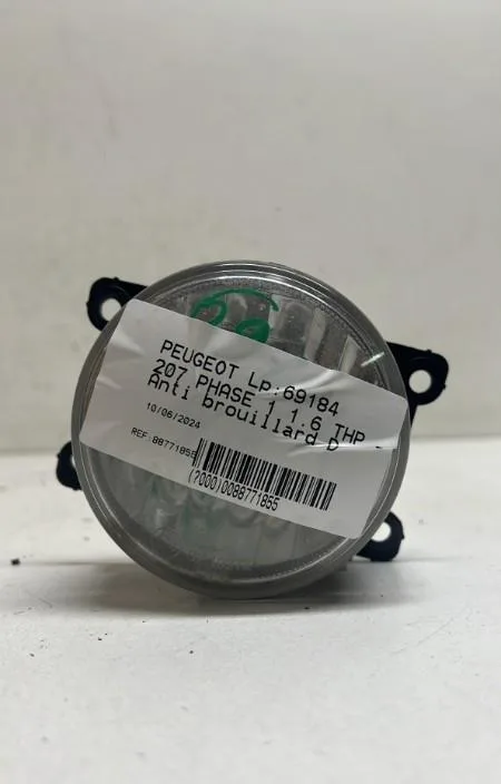 Phare antibrouillard avant droit Peugeot 207-207 (WA_, WC_) 1.6 16v turbo (2006-2013) occasion