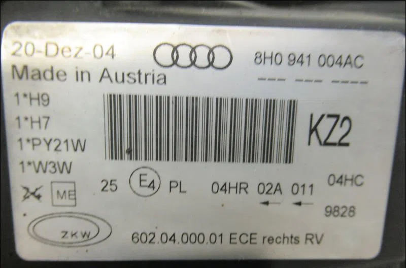 Phare droit Audi A4 B6 Décapotable (8H7) 2.5 tdi (2002-2005) occasion