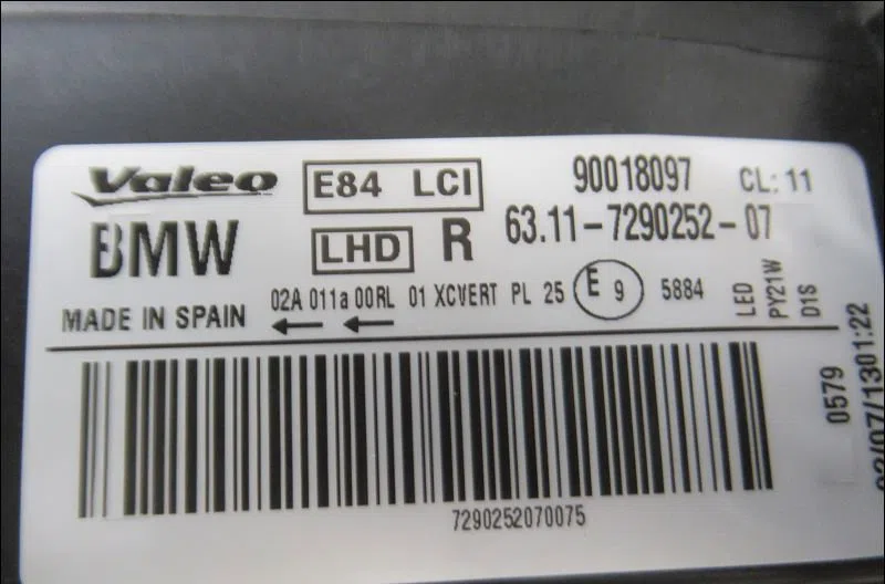 Phare droit Bmw X1 (E84) Sdrive 18 d (2009-2015) occasion
