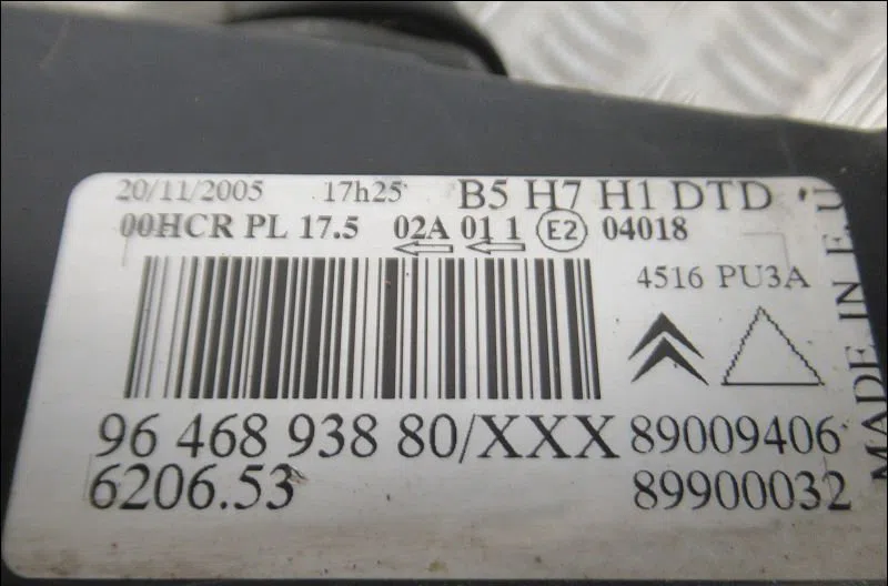 Phare droit Citroen C4 I (LC_) 1.6 hdi (2004-2011) 5 portes occasion