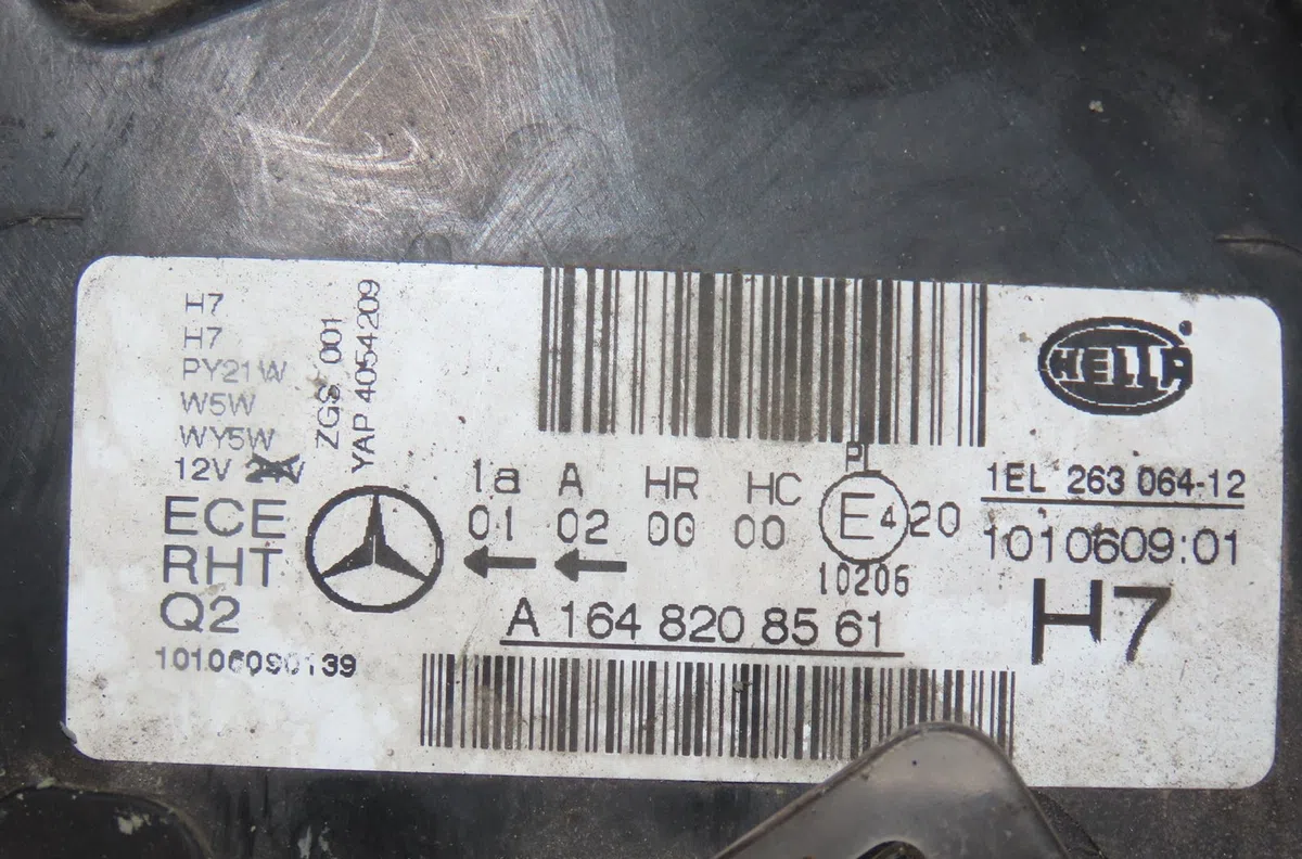 Phare droit Mercedes-benz CLASSE M (W164) Ml 350 cdi 4-matic (164.125, 164.124) (2009-2011) occasion