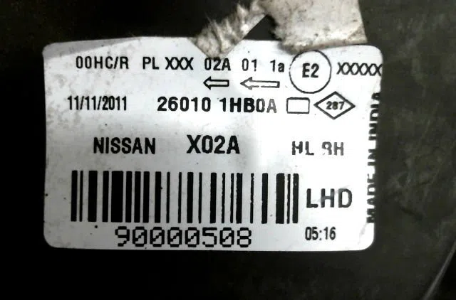 Phare droit Nissan MICRA IV (K13K) 1.2 (2010-2015) occasion
