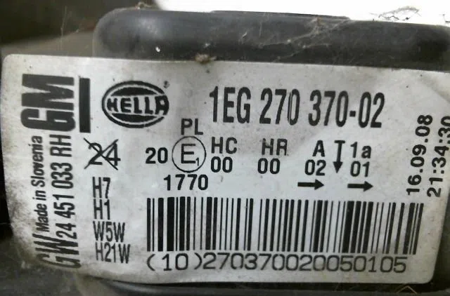 Phare droit Opel ASTRA H GTC (A04) 1.7 cdti (l08) (2005-2010) 3 portes occasion