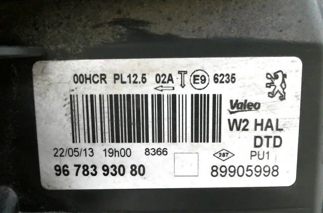 Phare droit Peugeot 508 SW I (8E_) 2.0 hdi (2010-2018) occasion