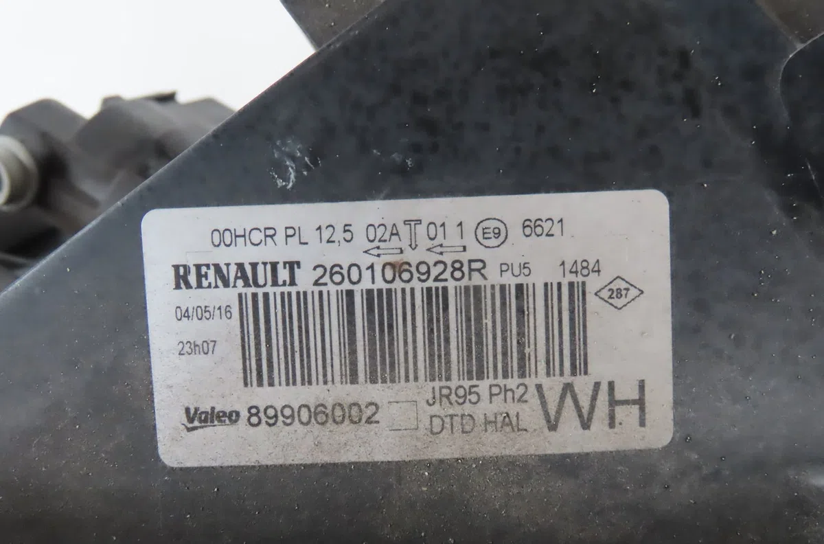 Phare droit Renault GRAND SCÉNIC III (JZ0-1_) 1.5 dci (2009) 5 portes occasion