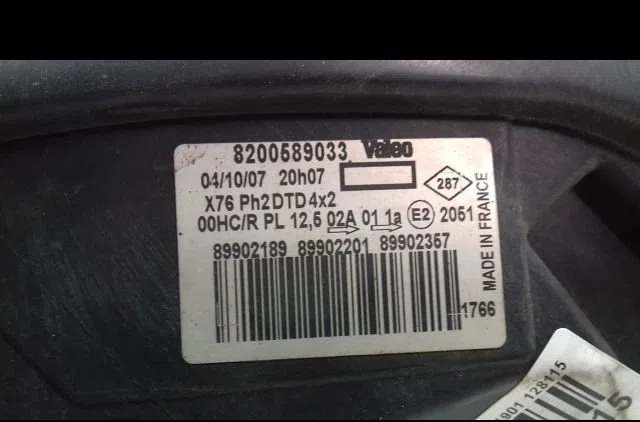 Phare droit Renault KANGOO Express (FC0-1_) 1.5 dci (2005) 4 portes occasion