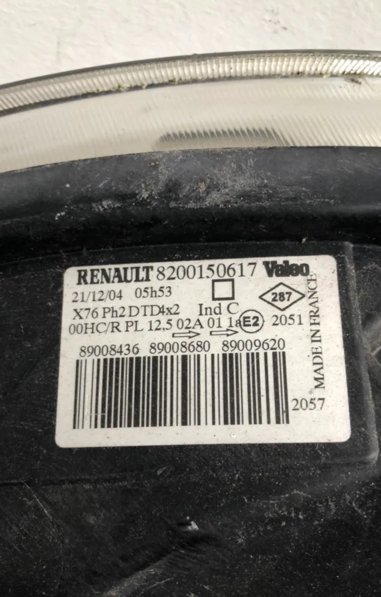 Phare droit Renault KANGOO Express (FC0-1_) 1.5 dci (fc07, fc1r) (2001) 4 portes occasion