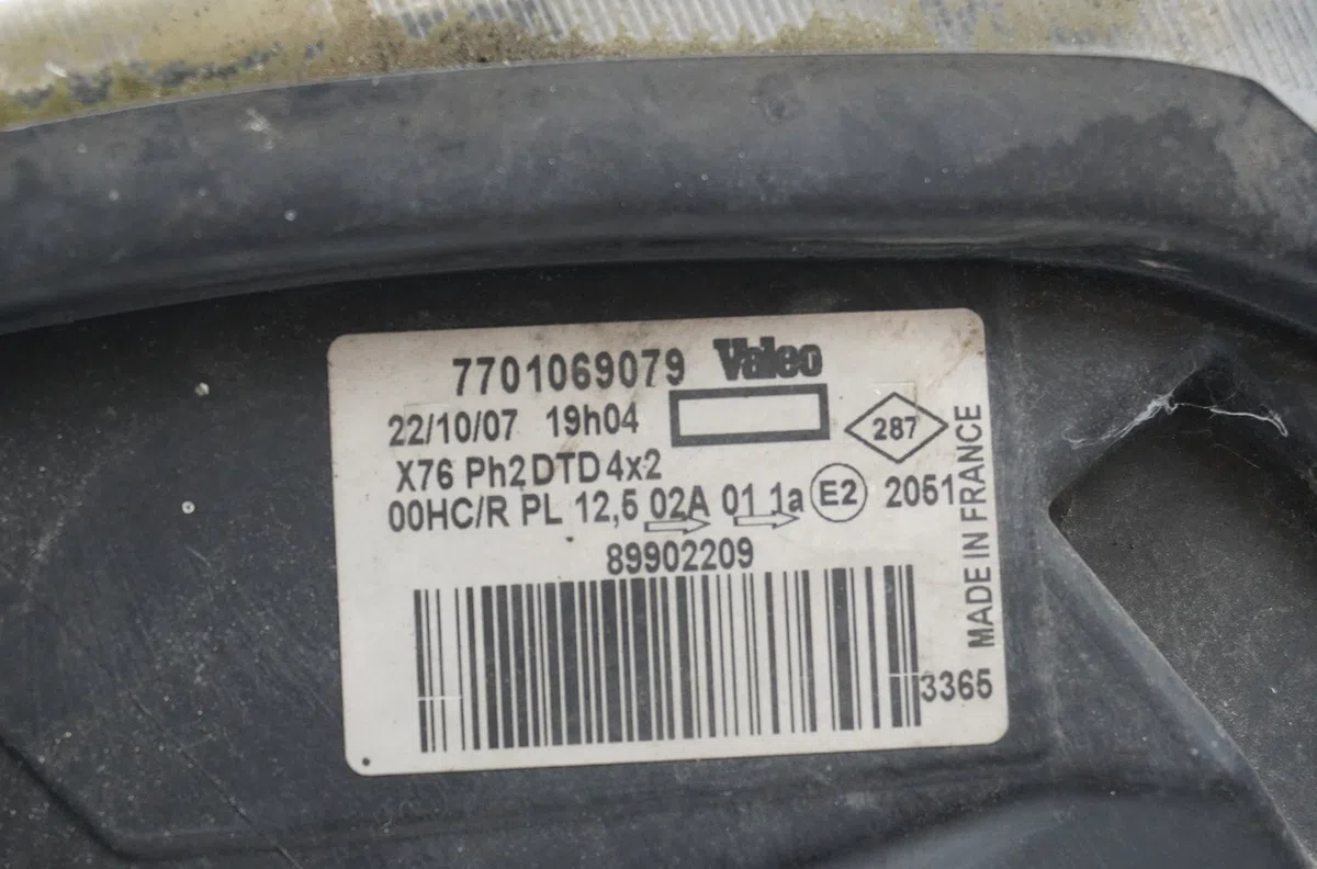 Phare droit Renault KANGOO (KC0-1_) 1.5 dci (kc07) (2001) occasion