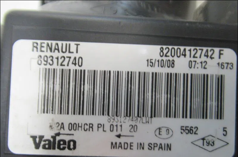 Phare droit Renault MEGANE II Break (KM0-1_) 1.5 dci (km16, km1e) (2005-2008) occasion