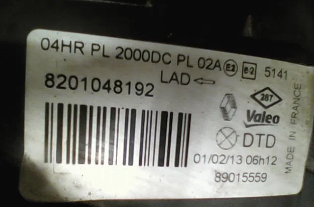 Phare droit Renault SAFRANE II (B54_) 2.0 16v (b54l) (1996-2000) occasion