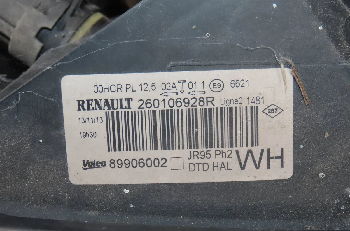 Phare droit Renault SCÉNIC III (JZ0-1_) 1.6 dci (jz00, jz12) (2011) 5 portes occasion