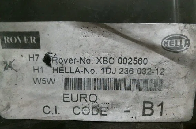 Phare droit Rover 75 I Tourer (RJ) 2.0 cdti (2003-2005) occasion