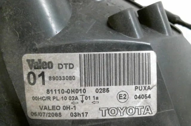 Phare droit Toyota AYGO (_B1_) 1.4 hdi (wnb10_) (2005-2010) occasion