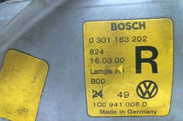 Phare droit Volkswagen NEW BEETLE (9C1, 1C1) 1.8 t (1999-2010) occasion