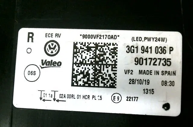 Phare droit VOLKSWAGEN PASSAT occasion