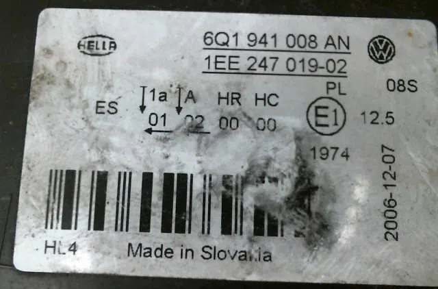 Phare droit Volkswagen POLO (9N_, 9A_) 1.4 tdi (2001-2005) 5 portes occasion