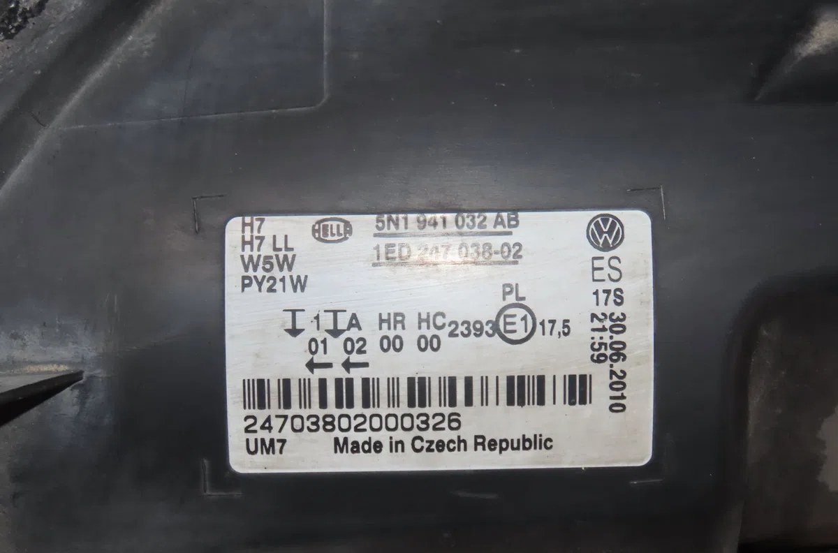 Phare droit Volkswagen TIGUAN (5N_) 2.0 tdi (2008-2018) occasion