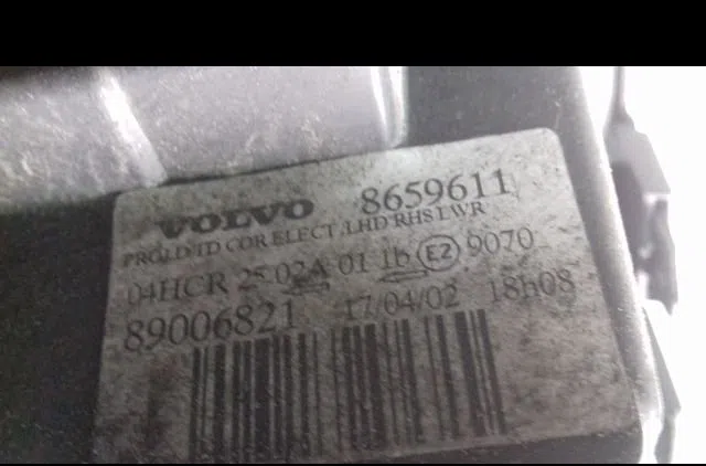 Phare droit Volvo S60 I (384) 2.4 d (2001-2010) occasion