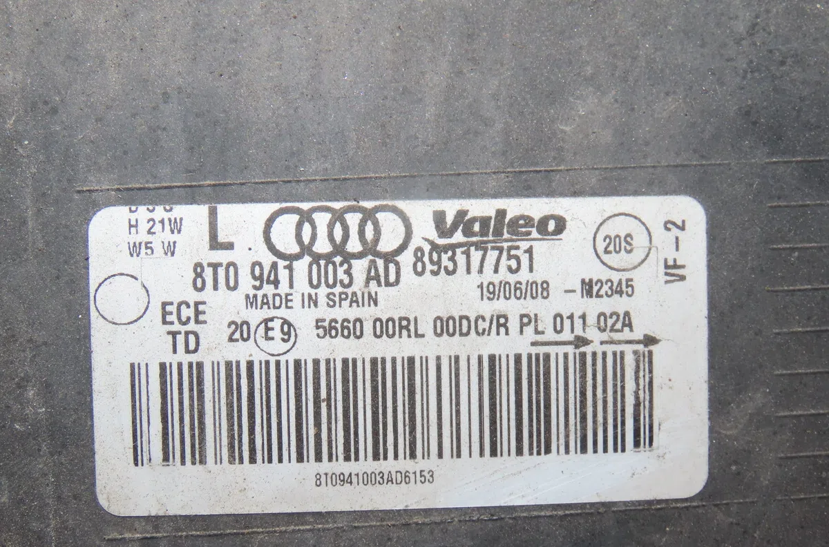 Phare gauche Audi A5 (8T3) 2.7 tdi (2007-2012) occasion