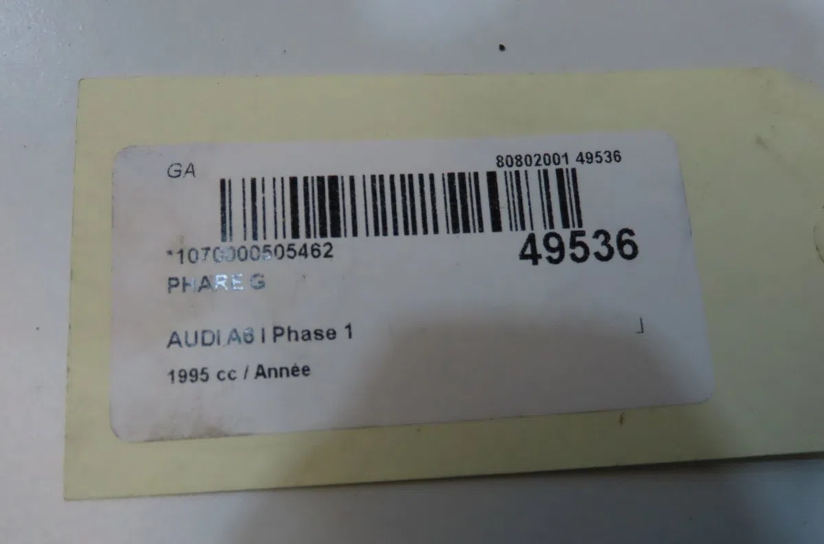 Phare gauche Audi A6 C4 (4A2) 2.0 (1994-1997) occasion