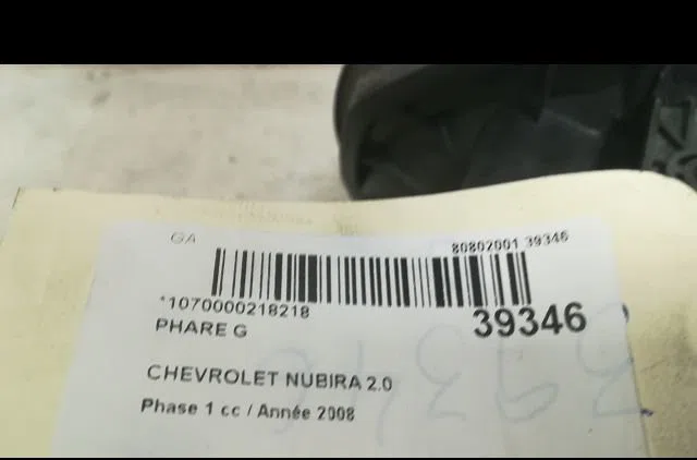 Phare gauche Chevrolet NUBIRA Break 2.0 d (2007-2011) occasion