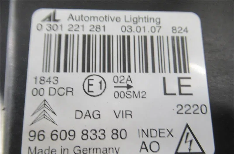Phare gauche Citroën C6 (TD_) 2.7 hdi (2005-2011) occasion