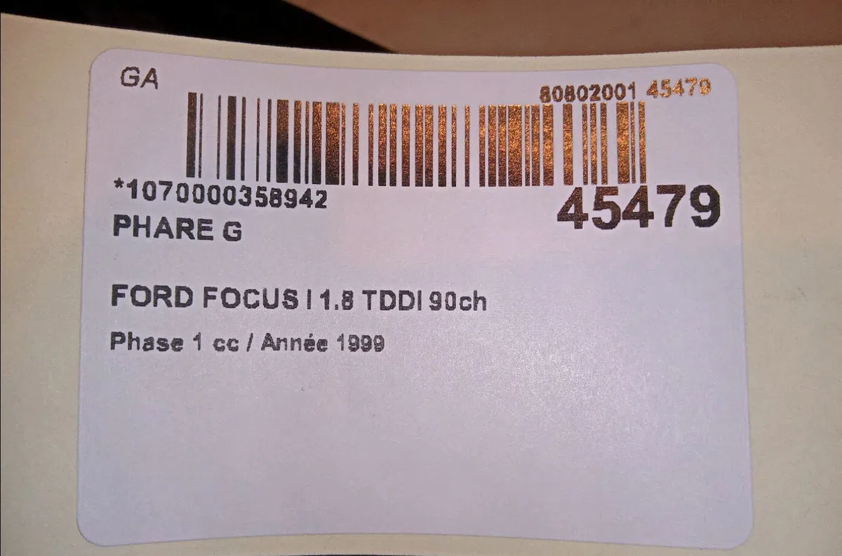Phare gauche FORD FOCUS I 1999 occasion