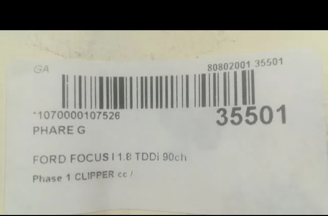 Phare gauche Ford FOCUS I Clipper (DNW) 1.8 turbo di - tddi (1999-2004) occasion