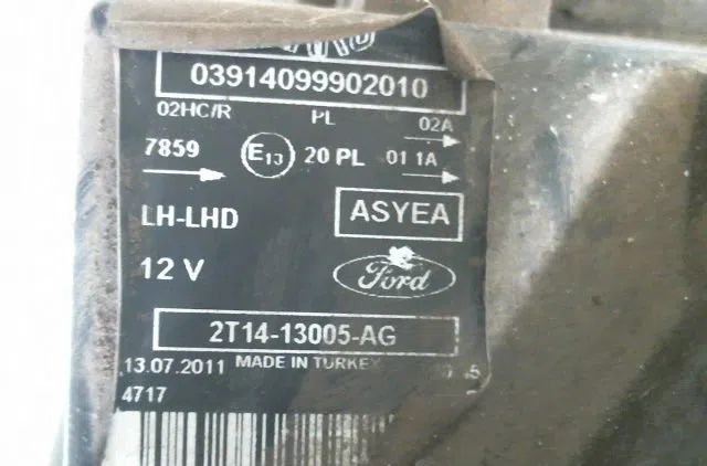 Phare gauche Ford TRANSIT CONNECT (P65_, P70_, P80_) 1.8 tdci (2002-2013) 3 portes occasion
