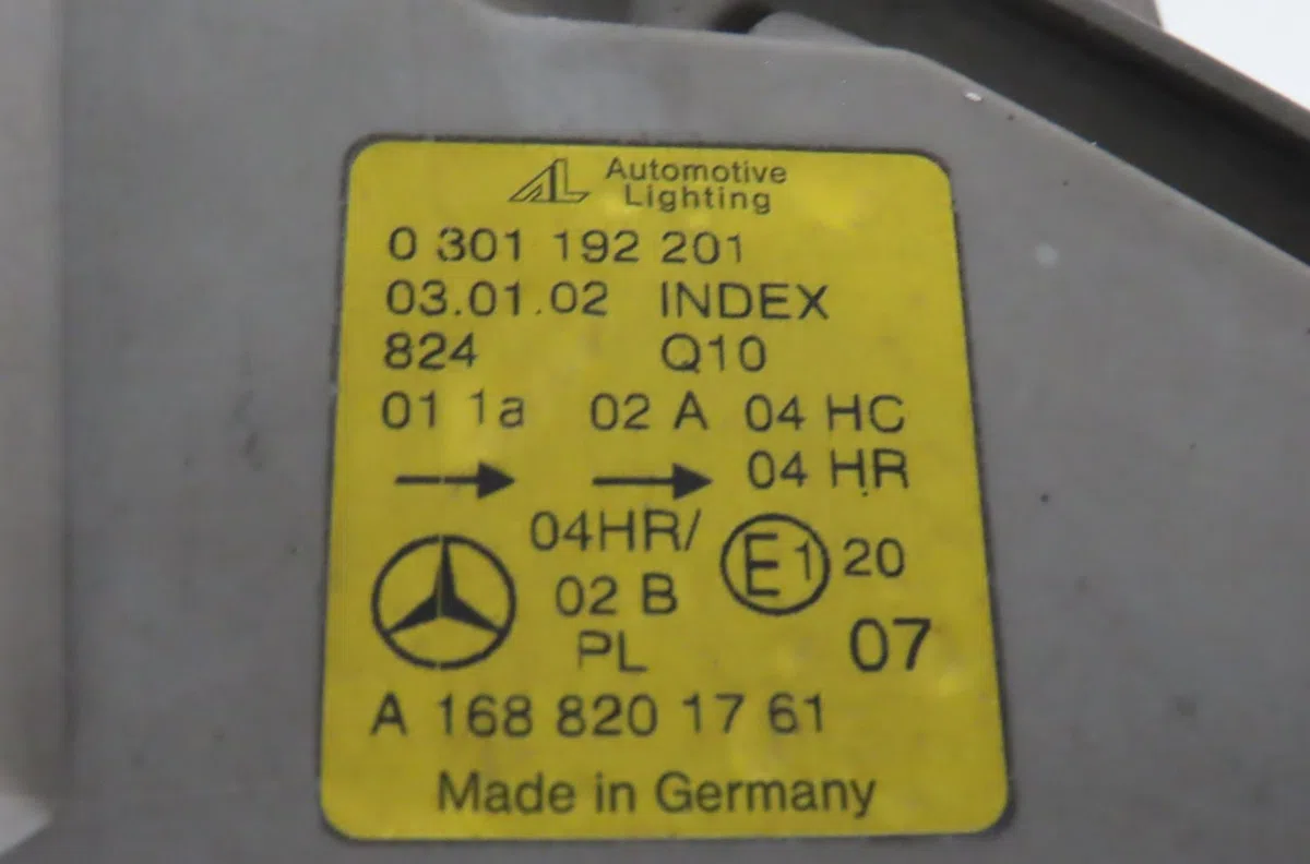 Phare gauche Mercedes-benz CLASSE A (W168) A 170 cdi (168.009, 168.109) (2001-2004) occasion