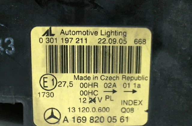 Phare gauche Mercedes-benz CLASSE A (W169) A 180 cdi (169.007, 169.307) (2004-2012) 5 portes occasion