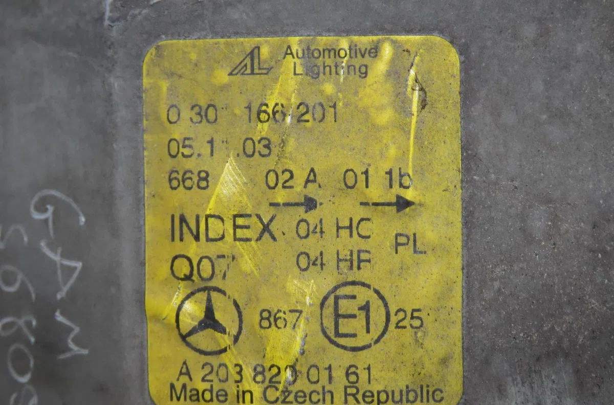 Phare gauche Mercedes-benz CLASSE C T-Model (S203) C 220 cdi (203.206) (2001-2007) occasion