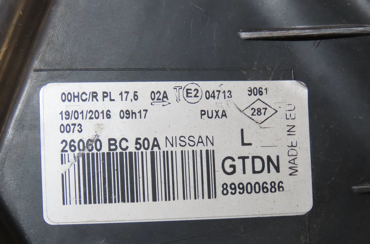 Phare gauche Nissan MICRA III (K12) 1.5 dci (2003-2010) occasion