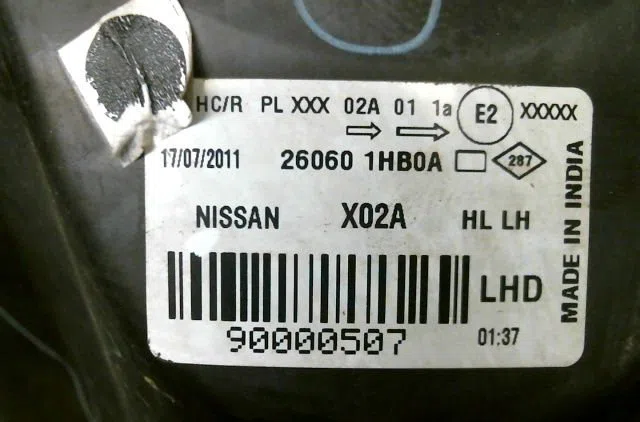Phare gauche Nissan MICRA IV (K13K) 1.2 dig-s (2011-2015) occasion