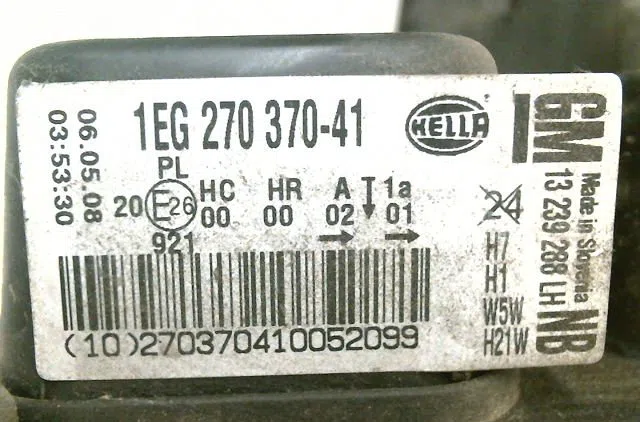 Phare gauche Opel ASTRA H (A04) 1.3 cdti (l48) (2005-2010) occasion
