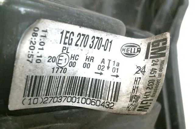 Phare gauche Opel ASTRA J GTC 1.7 cdti (08) (2011-2015) occasion