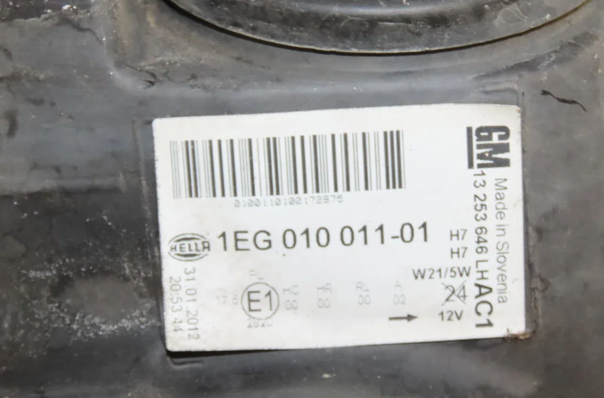 Phare gauche Opel ASTRA J Sports Tourer (P10) 1.4 turbo (35) (2010-2015) occasion