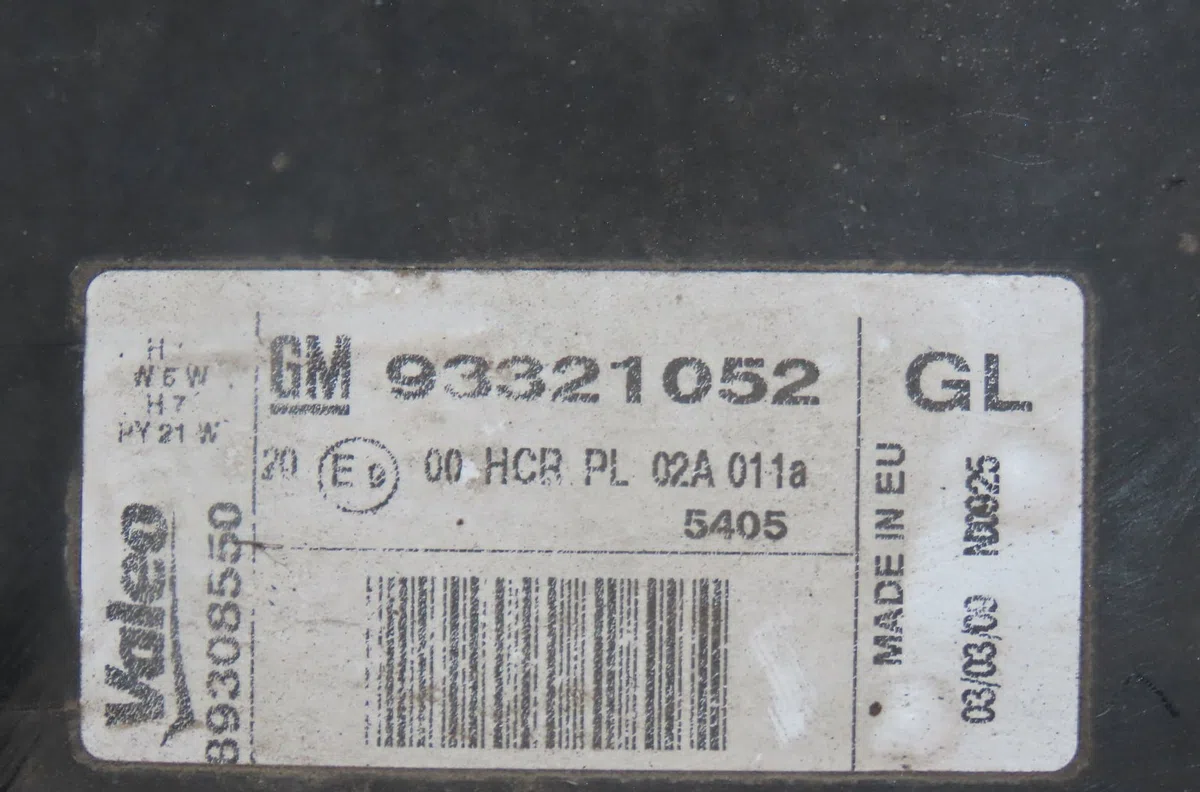 Phare gauche Opel MERIVA A Monospace (X03) 1.4 16v twinport (e75) (2004-2010) occasion