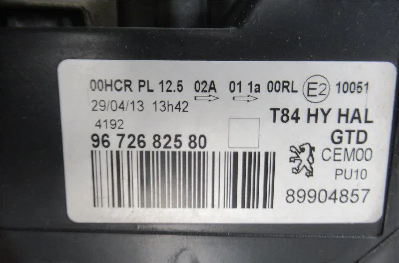 Phare gauche Peugeot 3008 Monospace (0U_) 2.0 hdi hybrid4 (0urhca) (2011-2016) occasion