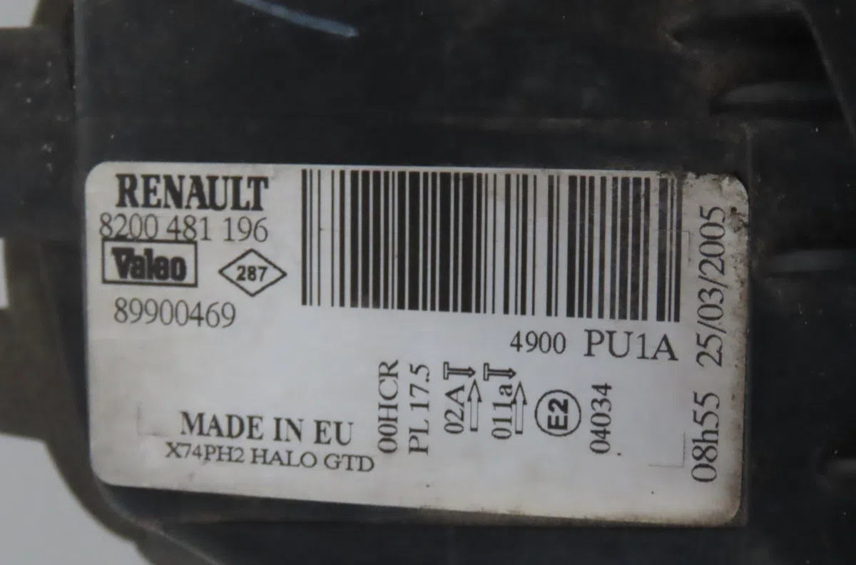 Phare gauche Renault LAGUNA II (BG0-1_) 1.9 dci (bg08, bg0g) (2001-2007) occasion